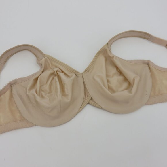 Wacoal 36DD 85567 Awareness Underwire Bra Sand Beige Unlined Lace Overlay Women - Picture 8 of 16